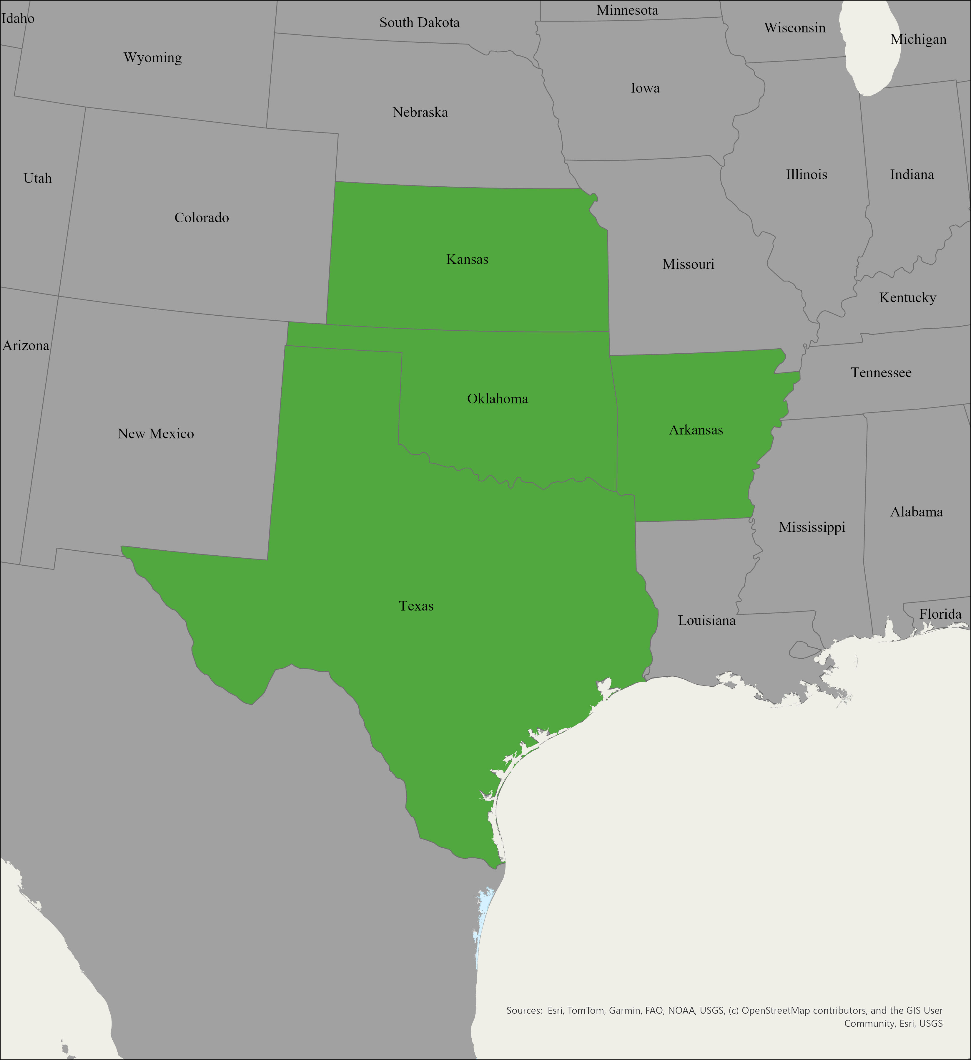 Southwestern States Mission Map 1898